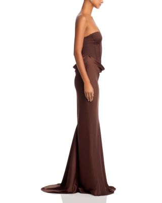 Satin Corset Maxi Dress