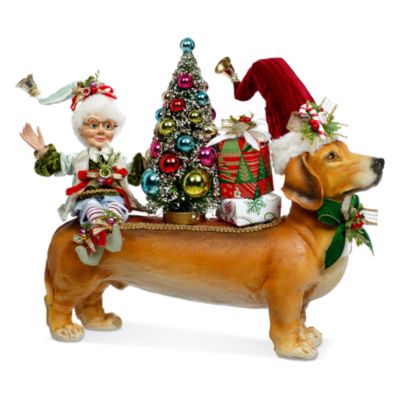 Hound Dog and Elf Figure