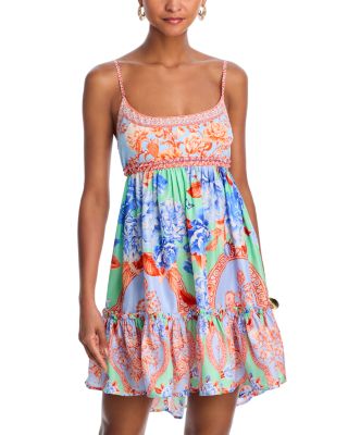 Topkapi Pop Silk Short Dress