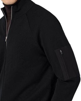 Merino Wool Tech Bomber Jacket