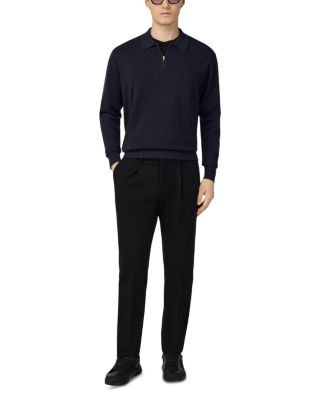 Superfine Merino Wool Knitted Polo Shirt 