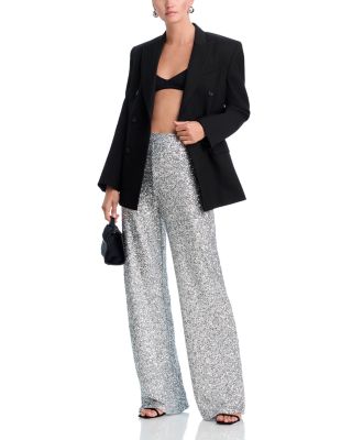 Sequin Wide Leg Pants - Exclusive