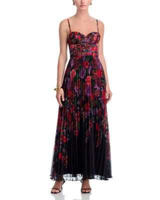 Floral Bustier Maxi Dress - Exclusive
