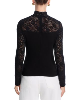 Knit Long Sleeve Turtleneck Top - Exclusive