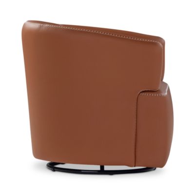 Corona Leather Swivel Chair