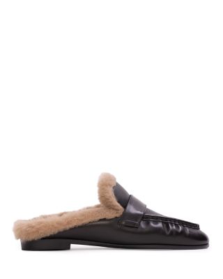 Women's Classic Shearling Mule Loafers