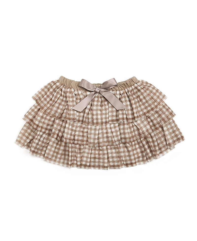 Sweet Wink Girls' Gingham Printed Tulle Tiered Tutu - Baby, Little Kid, Big Kid