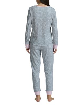 Henley Top and Joggers Pajama Set