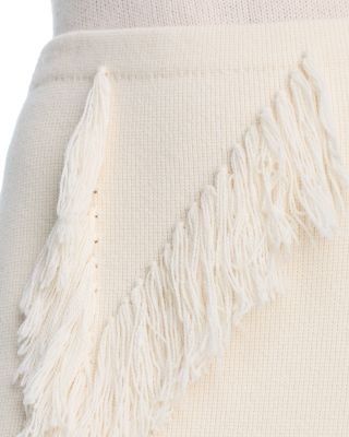 Hestia Fringed Sweater Skirt