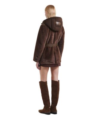 Aspen Faux Fur Jacket With Removable Down Hood