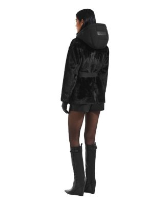 Aspen Faux Fur Jacket With Removable Down Hood
