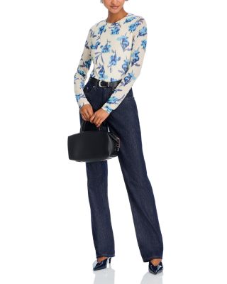 Yana Printed Mesh Long Sleeve Tee