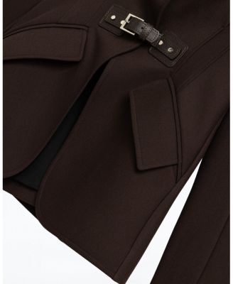 Nocturne Belted Tailored Blazer