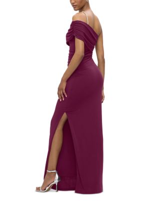 The Olivia Crystal Trim Gown