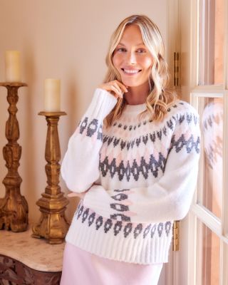 Jacquard Crewneck Sweater