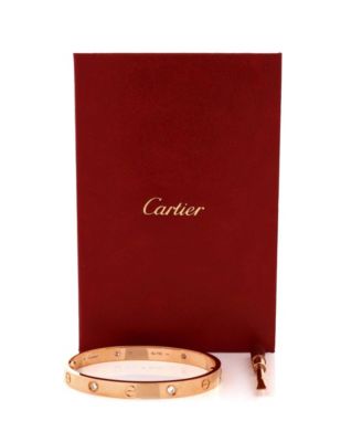  Love 4 Diamond Bracelet 18K Rose Gold with Diamonds