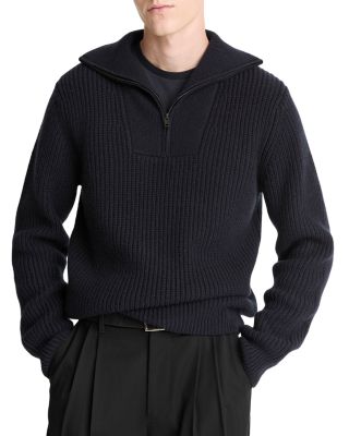 Heirloom Shaker Quarter Zip Sweater