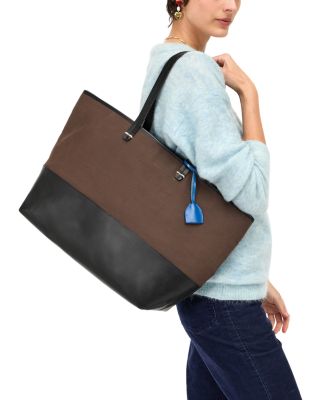 Volie Canvas & Leather Tote