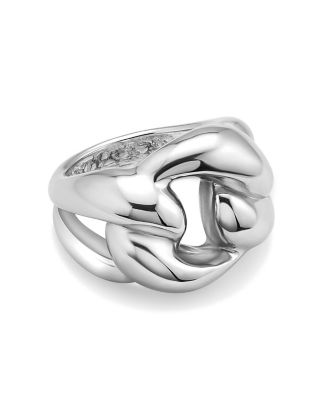  Sterling Silver Curb Appeal Ring
