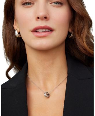  Sterling Silver Contour Drop Earrings