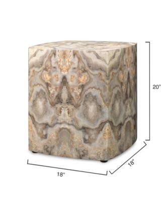 Ink Blot Curved Side Table