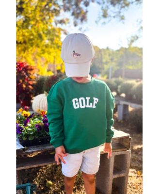 Unisex Kids Golf Cotton Crewneck Sweatshirt - Baby, Little Kid, Big Kid