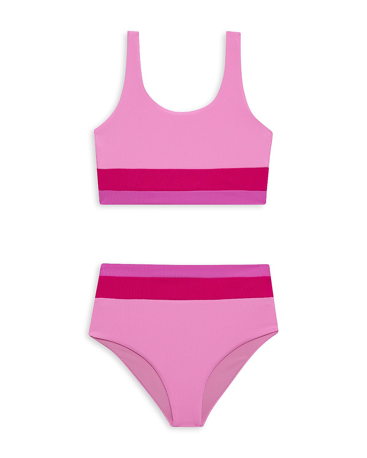 Beach Riot Girls' Little Mackenzie Heidi Two Piece Swimsuit - Little Kid, Big Kid