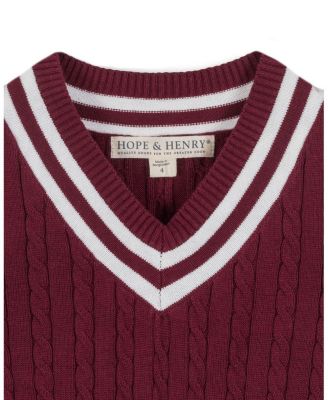 Girls' Organic Short Sleeve Cricket Sweater Dress - Little Kid, Big Kid