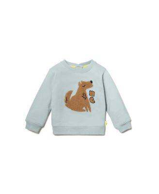 Unisex Recycled Cotton Wolf Sweatshirt - Baby, Little Kid
