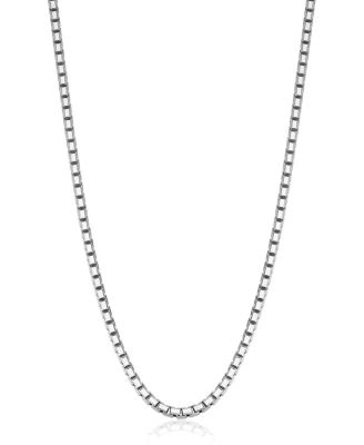  Sterling Silver Edge Box Chain