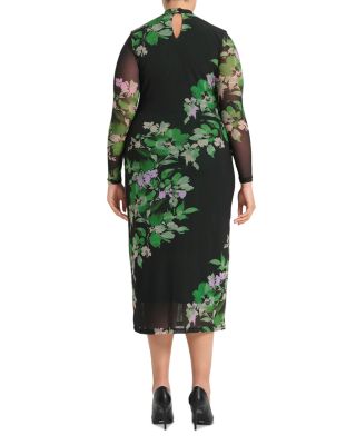 Fiora Long Sleeve Mesh Dress