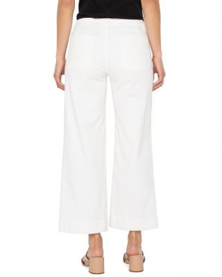 Corduroy Crop Wide Leg Pants