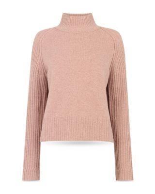 Funnel Neck Wool Sweater 