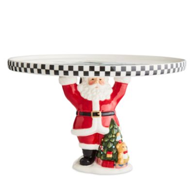 Christmas Tree Footed Treat Tray