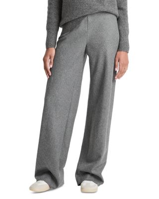 High Rise Wool Blend Pants