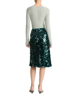Sequined Midi Skirt 