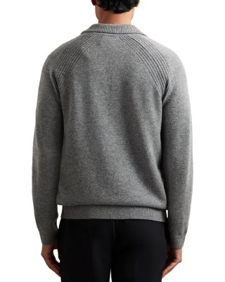 Banbury Wool & Cashmere Open Collar Sweater
