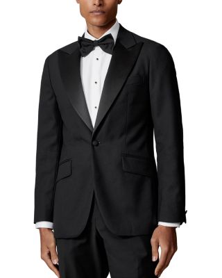 Sitra Jacquard Tailored Fit Tuxedo Jacket