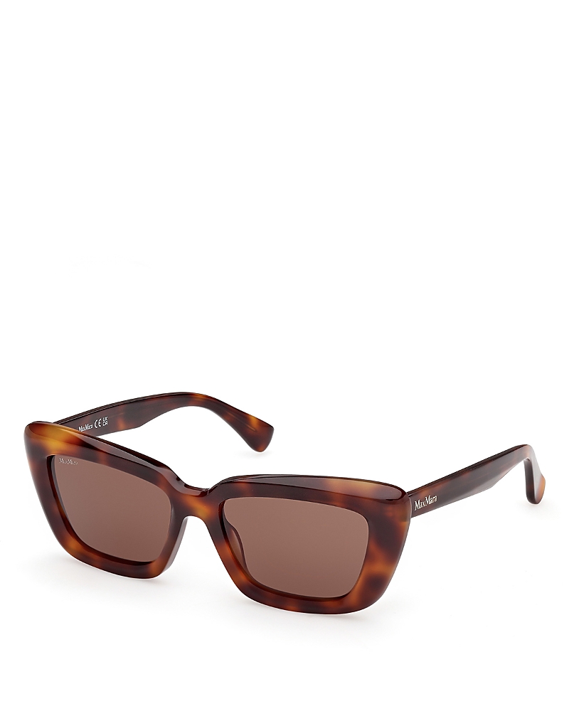 Max Mara Cat Eye Sunglasses, 54mm In Brown