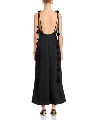 Flower Strap Maxi Dress - Exclusive