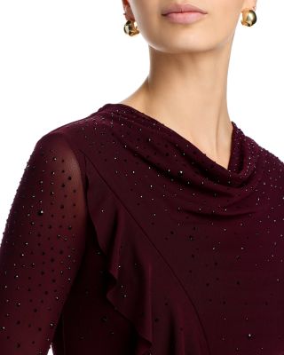 Embellished Mesh Dress - Exclusive