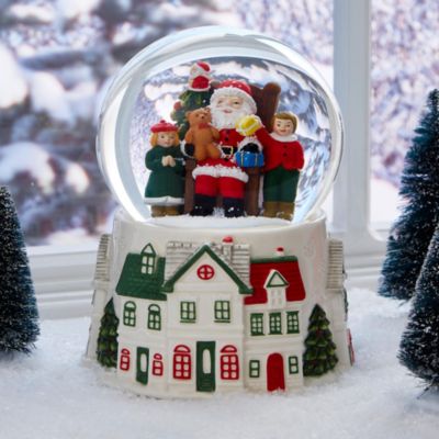 Christmas Tree Christmas Village Snow Globe