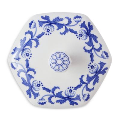 Blue Italian Steccato Vase