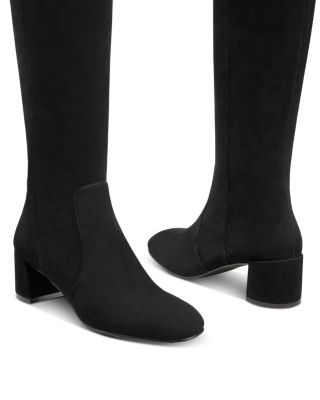 Women's Maeve Suede Knee High Zip Boots