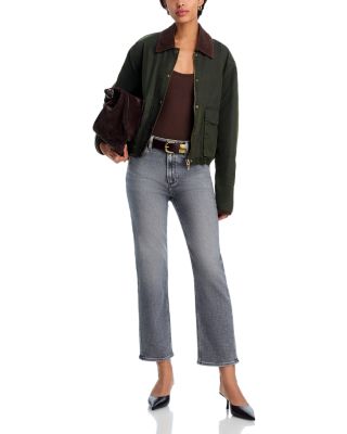 Mason High Rise Ankle Jeans in Smokey Gray