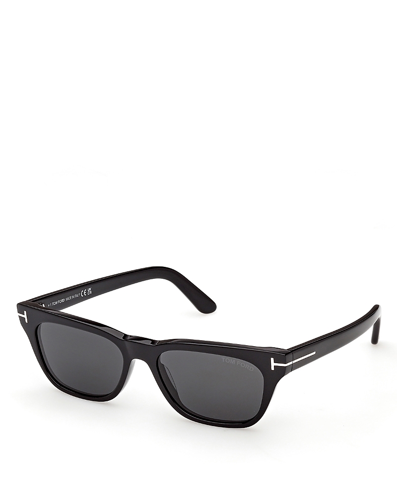 Tom Ford Penn 53mm Rectangular Sunglasses In Black