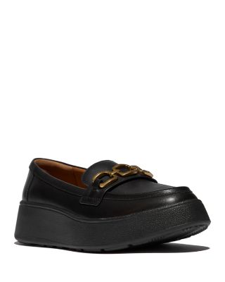 Women&#39;s F-Mode Chain Loafer Flats