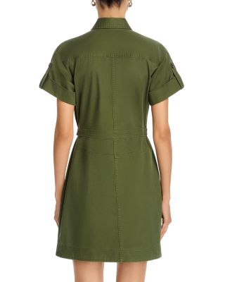 Clotilde Cotton Drill Utility Dress