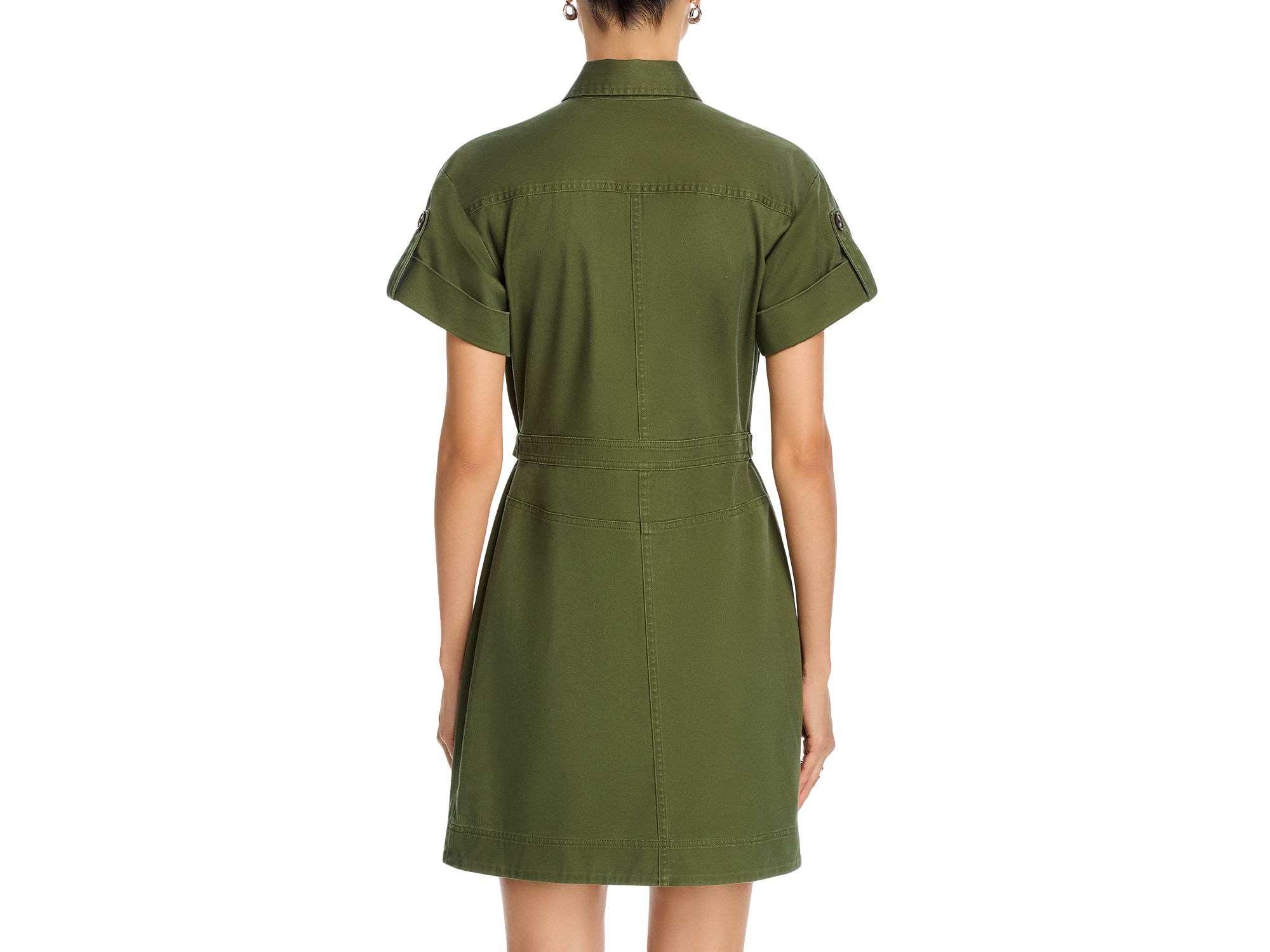 Clotilde Cotton Drill Utility Dress — Image 4