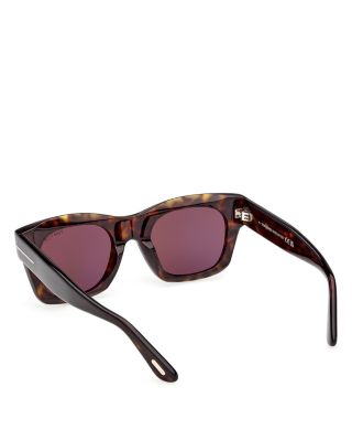 Emma Square Sunglasses, 51mm